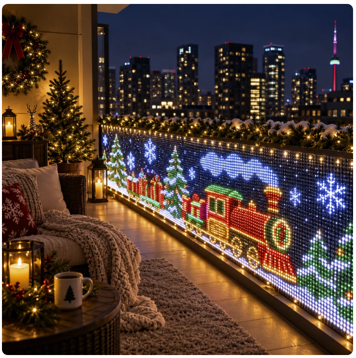 JollyGrid™ Christmas Pixel Lights